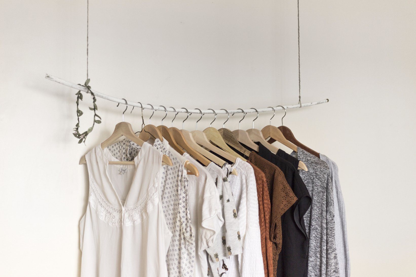 Women's Clothes Hanging on a Rack