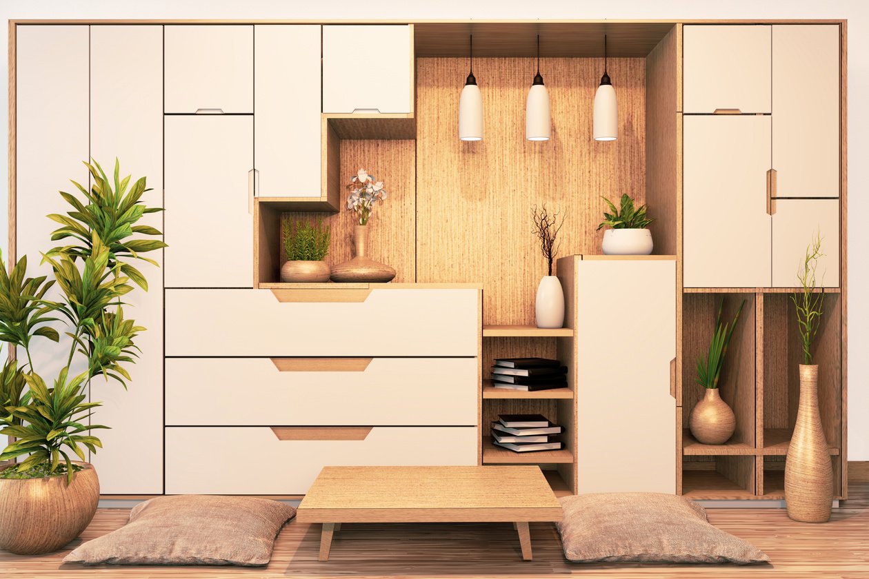 Multi-Purpose Cabinetry and Shelving Unit 